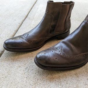 John Varvatos Wingtip Chelsea Boots